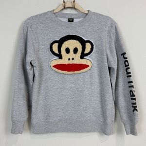 Paul Frank Fuzzy Logo Sweatshirt Juniors XS